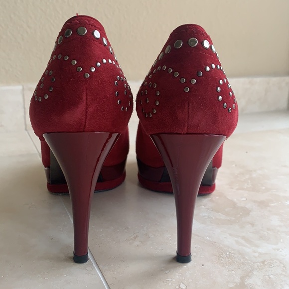 Stuart Weitzman suede pumps, sz 8,5 - Picture 3 of 8